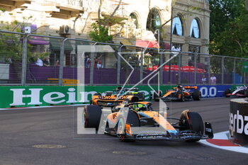 2023-04-29 - 04 NORRIS Lando (gbr), McLaren F1 Team MCL60, action during the Formula 1 Azerbaijan Grand Prix 2023, 4th round of the 2023 Formula One World Championship from April 28 to 30, 2023 on the Baku City Circuit, in Baku, Azerbaijan - F1 - AZERBAIJAN GRAND PRIX 2023 - FORMULA 1 - MOTORS