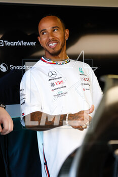 2023-04-29 - HAMILTON Lewis (gbr), Mercedes AMG F1 Team W14, portrait during the Formula 1 Azerbaijan Grand Prix 2023, 4th round of the 2023 Formula One World Championship from April 28 to 30, 2023 on the Baku City Circuit, in Baku, Azerbaijan - F1 - AZERBAIJAN GRAND PRIX 2023 - FORMULA 1 - MOTORS