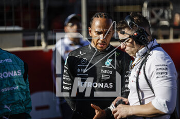2023-04-29 - HAMILTON Lewis (gbr), Mercedes AMG F1 Team W14, portrait during the Formula 1 Azerbaijan Grand Prix 2023, 4th round of the 2023 Formula One World Championship from April 28 to 30, 2023 on the Baku City Circuit, in Baku, Azerbaijan - F1 - AZERBAIJAN GRAND PRIX 2023 - FORMULA 1 - MOTORS