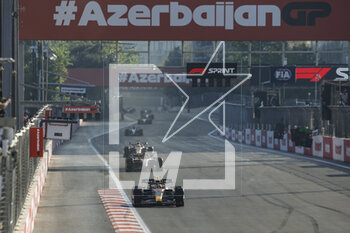 2023-04-29 - 11 PEREZ Sergio (mex), Red Bull Racing RB19, action during the Formula 1 Azerbaijan Grand Prix 2023, 4th round of the 2023 Formula One World Championship from April 28 to 30, 2023 on the Baku City Circuit, in Baku, Azerbaijan - F1 - AZERBAIJAN GRAND PRIX 2023 - FORMULA 1 - MOTORS