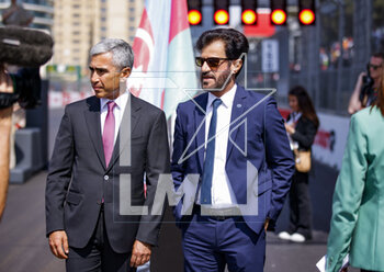 2023-04-30 - BEN SULAYEM Mohammed (uae), President of the FIA, portrait with Anar Alakbarov, the President of the Azerbaijan Automobile Federation (AAF) and Assistant to the President of the Republic of Azerbaijan during the Formula 1 Azerbaijan Grand Prix 2023, 4th round of the 2023 Formula One World Championship from April 28 to 30, 2023 on the Baku City Circuit, in Baku, Azerbaijan - F1 - AZERBAIJAN GRAND PRIX 2023 - RACE - FORMULA 1 - MOTORS