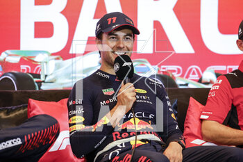 2023-04-30 - PEREZ Sergio (mex), Red Bull Racing RB19, portrait press conference during the Formula 1 Azerbaijan Grand Prix 2023, 4th round of the 2023 Formula One World Championship from April 28 to 30, 2023 on the Baku City Circuit, in Baku, Azerbaijan - F1 - AZERBAIJAN GRAND PRIX 2023 - RACE - FORMULA 1 - MOTORS