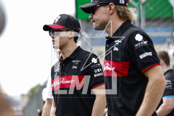 2023-04-30 - ZHOU Guanyu (chi), Alfa Romeo F1 Team Stake C43, portrait BOTTAS Valtteri (fin), Alfa Romeo F1 Team Stake C43, portrait during the Formula 1 Azerbaijan Grand Prix 2023, 4th round of the 2023 Formula One World Championship from April 28 to 30, 2023 on the Baku City Circuit, in Baku, Azerbaijan - F1 - AZERBAIJAN GRAND PRIX 2023 - RACE - FORMULA 1 - MOTORS