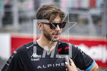 2023-04-30 - GASLY Pierre (fra), Alpine F1 Team A523, portrait during the Formula 1 Azerbaijan Grand Prix 2023, 4th round of the 2023 Formula One World Championship from April 28 to 30, 2023 on the Baku City Circuit, in Baku, Azerbaijan - F1 - AZERBAIJAN GRAND PRIX 2023 - RACE - FORMULA 1 - MOTORS