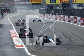 2023-04-30 - 10 GASLY Pierre (fra), Alpine F1 Team A523, action 24 ZHOU Guanyu (chi), Alfa Romeo F1 Team Stake C43, action during the Formula 1 Azerbaijan Grand Prix 2023, 4th round of the 2023 Formula One World Championship from April 28 to 30, 2023 on the Baku City Circuit, in Baku, Azerbaijan - F1 - AZERBAIJAN GRAND PRIX 2023 - RACE - FORMULA 1 - MOTORS