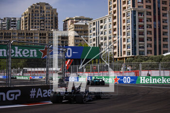 2023-04-30 - 63 RUSSELL George (gbr), Mercedes AMG F1 Team W14, action during the Formula 1 Azerbaijan Grand Prix 2023, 4th round of the 2023 Formula One World Championship from April 28 to 30, 2023 on the Baku City Circuit, in Baku, Azerbaijan - F1 - AZERBAIJAN GRAND PRIX 2023 - RACE - FORMULA 1 - MOTORS