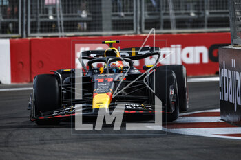2023-04-30 - 11 PEREZ Sergio (mex), Red Bull Racing RB19, action during the Formula 1 Azerbaijan Grand Prix 2023, 4th round of the 2023 Formula One World Championship from April 28 to 30, 2023 on the Baku City Circuit, in Baku, Azerbaijan - F1 - AZERBAIJAN GRAND PRIX 2023 - RACE - FORMULA 1 - MOTORS