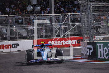 2023-04-30 - 10 GASLY Pierre (fra), Alpine F1 Team A523, action during the Formula 1 Azerbaijan Grand Prix 2023, 4th round of the 2023 Formula One World Championship from April 28 to 30, 2023 on the Baku City Circuit, in Baku, Azerbaijan - F1 - AZERBAIJAN GRAND PRIX 2023 - RACE - FORMULA 1 - MOTORS