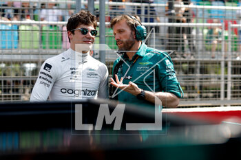 2023-04-30 - STROLL Lance (can), Aston Martin F1 Team AMR23, portrait during the Formula 1 Azerbaijan Grand Prix 2023, 4th round of the 2023 Formula One World Championship from April 28 to 30, 2023 on the Baku City Circuit, in Baku, Azerbaijan - F1 - AZERBAIJAN GRAND PRIX 2023 - RACE - FORMULA 1 - MOTORS