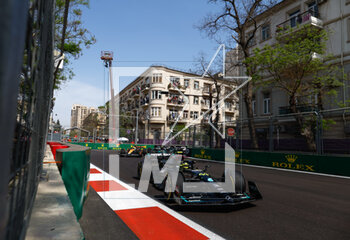 2023-04-30 - 44 HAMILTON Lewis (gbr), Mercedes AMG F1 Team W14, action during the Formula 1 Azerbaijan Grand Prix 2023, 4th round of the 2023 Formula One World Championship from April 28 to 30, 2023 on the Baku City Circuit, in Baku, Azerbaijan - F1 - AZERBAIJAN GRAND PRIX 2023 - RACE - FORMULA 1 - MOTORS