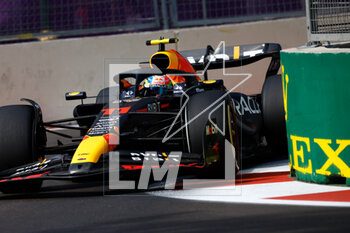 2023-04-30 - 11 PEREZ Sergio (mex), Red Bull Racing RB19, action during the Formula 1 Azerbaijan Grand Prix 2023, 4th round of the 2023 Formula One World Championship from April 28 to 30, 2023 on the Baku City Circuit, in Baku, Azerbaijan - F1 - AZERBAIJAN GRAND PRIX 2023 - RACE - FORMULA 1 - MOTORS