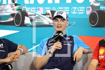 2023-05-04 - SARGEANT Logan (usa), Williams Racing FW45, portrait press conference during the Formula 1 Crypto.com Miami Grand Prix 2023, 5th round of the 2023 Formula One World Championship from May 05 to 07, 2023 on the Miami International Autodrome, in Miami Gardens, Florida, United States of America - F1 - MIAMI GRAND PRIX 2023 - FORMULA 1 - MOTORS