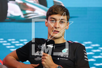 2023-05-04 - RUSSELL George (gbr), Mercedes AMG F1 Team W14, portrait press conference during the Formula 1 Crypto.com Miami Grand Prix 2023, 5th round of the 2023 Formula One World Championship from May 05 to 07, 2023 on the Miami International Autodrome, in Miami Gardens, Florida, United States of America - F1 - MIAMI GRAND PRIX 2023 - FORMULA 1 - MOTORS