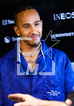 2023-05-04 - HAMILTON Lewis (gbr), Mercedes AMG F1 Team W14, portrait paddock during the Formula 1 Crypto.com Miami Grand Prix 2023, 5th round of the 2023 Formula One World Championship from May 05 to 07, 2023 on the Miami International Autodrome, in Miami Gardens, Florida, United States of America - F1 - MIAMI GRAND PRIX 2023 - FORMULA 1 - MOTORS