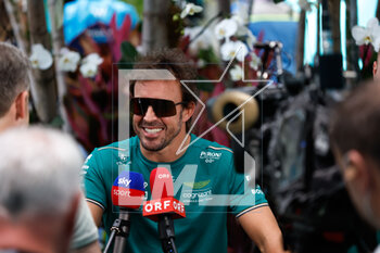 2023-05-04 - ALONSO Fernando (spa), Aston Martin F1 Team AMR23, portrait during the Formula 1 Crypto.com Miami Grand Prix 2023, 5th round of the 2023 Formula One World Championship from May 05 to 07, 2023 on the Miami International Autodrome, in Miami Gardens, Florida, United States of America - F1 - MIAMI GRAND PRIX 2023 - FORMULA 1 - MOTORS