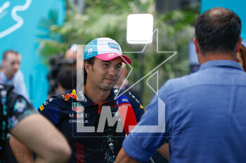 2023-05-04 - PEREZ Sergio (mex), Red Bull Racing RB19, portrait during the Formula 1 Crypto.com Miami Grand Prix 2023, 5th round of the 2023 Formula One World Championship from May 05 to 07, 2023 on the Miami International Autodrome, in Miami Gardens, Florida, United States of America - F1 - MIAMI GRAND PRIX 2023 - FORMULA 1 - MOTORS