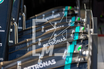 2023-05-04 - Mercedes AMG Petronas F1 Team, Front Wing Detail - FORMULA 1 CRYPTO.COM MIAMI GRAND PRIX 2023 - FORMULA 1 - MOTORS