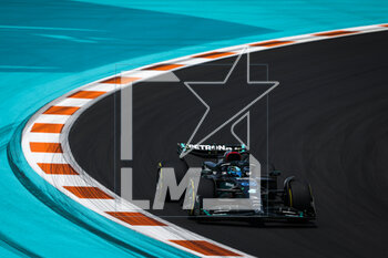 2023-05-05 - 63 RUSSELL George (gbr), Mercedes AMG F1 Team W14, action during the Formula 1 Crypto.com Miami Grand Prix 2023, 5th round of the 2023 Formula One World Championship from May 05 to 07, 2023 on the Miami International Autodrome, in Miami Gardens, Florida, United States of America - F1 - MIAMI GRAND PRIX 2023 - FORMULA 1 - MOTORS