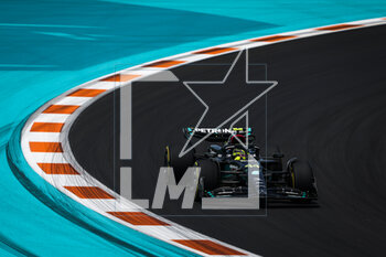 2023-05-05 - 44 HAMILTON Lewis (gbr), Mercedes AMG F1 Team W14, action during the Formula 1 Crypto.com Miami Grand Prix 2023, 5th round of the 2023 Formula One World Championship from May 05 to 07, 2023 on the Miami International Autodrome, in Miami Gardens, Florida, United States of America - F1 - MIAMI GRAND PRIX 2023 - FORMULA 1 - MOTORS