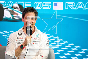 2023-05-05 - WOLFF Toto (aut), Team Principal & CEO of Mercedes AMG F1 Team, portrait during the Formula 1 Crypto.com Miami Grand Prix 2023, 5th round of the 2023 Formula One World Championship from May 05 to 07, 2023 on the Miami International Autodrome, in Miami Gardens, Florida, United States of America - F1 - MIAMI GRAND PRIX 2023 - FORMULA 1 - MOTORS