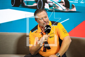 2023-05-05 - BROWN Zak (usa), CEO of of McLaren Racing, portrait during the Formula 1 Crypto.com Miami Grand Prix 2023, 5th round of the 2023 Formula One World Championship from May 05 to 07, 2023 on the Miami International Autodrome, in Miami Gardens, Florida, United States of America - F1 - MIAMI GRAND PRIX 2023 - FORMULA 1 - MOTORS