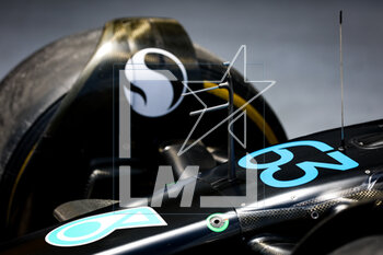 2023-05-05 - Mercedes AMG F1 Team W14, mechanical detail antenna during the Formula 1 Crypto.com Miami Grand Prix 2023, 5th round of the 2023 Formula One World Championship from May 05 to 07, 2023 on the Miami International Autodrome, in Miami Gardens, Florida, United States of America - F1 - MIAMI GRAND PRIX 2023 - FORMULA 1 - MOTORS