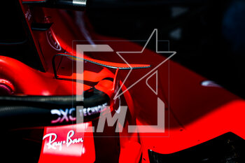 2023-05-05 - Scuderia Ferrari SF-23, mechanical detail of a winglet during the Formula 1 Crypto.com Miami Grand Prix 2023, 5th round of the 2023 Formula One World Championship from May 05 to 07, 2023 on the Miami International Autodrome, in Miami Gardens, Florida, United States of America - F1 - MIAMI GRAND PRIX 2023 - FORMULA 1 - MOTORS