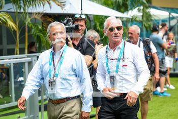 2023-05-06 - CAREY Chase (usa), former former Chairman and CEO Formula One Group FOG, with MAFFEI Gregory, President & Chief Executive Officer of Liberty Media, during the Formula 1 Crypto.com Miami Grand Prix 2023, 5th round of the 2023 Formula One World Championship from May 05 to 07, 2023 on the Miami International Autodrome, in Miami Gardens, Florida, United States of America - F1 - MIAMI GRAND PRIX 2023 - FORMULA 1 - MOTORS