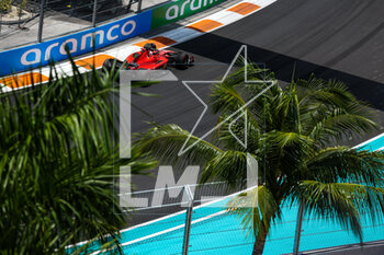 2023-05-06 - 16 LECLERC Charles (mco), Scuderia Ferrari SF-23, action during the Formula 1 Crypto.com Miami Grand Prix 2023, 5th round of the 2023 Formula One World Championship from May 05 to 07, 2023 on the Miami International Autodrome, in Miami Gardens, Florida, United States of America - F1 - MIAMI GRAND PRIX 2023 - FORMULA 1 - MOTORS