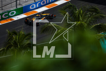 2023-05-06 - 81 PIASTRI Oscar (aus), McLaren F1 Team MCL60, action during the Formula 1 Crypto.com Miami Grand Prix 2023, 5th round of the 2023 Formula One World Championship from May 05 to 07, 2023 on the Miami International Autodrome, in Miami Gardens, Florida, United States of America - F1 - MIAMI GRAND PRIX 2023 - FORMULA 1 - MOTORS