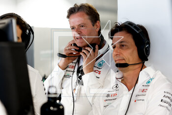 2023-05-06 - KAELLENIUS Ola, CEO & Chairman of the Board of Management of Mercedes-Benz, WOLFF Toto (aut), Team Principal & CEO of Mercedes AMG F1 Team, portrait, during the Formula 1 Crypto.com Miami Grand Prix 2023, 5th round of the 2023 Formula One World Championship from May 05 to 07, 2023 on the Miami International Autodrome, in Miami Gardens, Florida, United States of America - F1 - MIAMI GRAND PRIX 2023 - FORMULA 1 - MOTORS