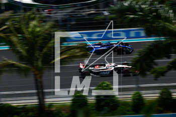 2023-05-06 - 02 SARGEANT Logan (usa), Williams Racing FW45, 20 MAGNUSSEN Kevin (den), Haas F1 Team VF-23 Ferrari, action during the Formula 1 Crypto.com Miami Grand Prix 2023, 5th round of the 2023 Formula One World Championship from May 05 to 07, 2023 on the Miami International Autodrome, in Miami Gardens, Florida, United States of America - F1 - MIAMI GRAND PRIX 2023 - FORMULA 1 - MOTORS