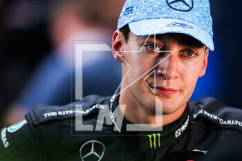 2023-05-06 - RUSSELL George (gbr), Mercedes AMG F1 Team W14, portrait during the Formula 1 Crypto.com Miami Grand Prix 2023, 5th round of the 2023 Formula One World Championship from May 05 to 07, 2023 on the Miami International Autodrome, in Miami Gardens, Florida, United States of America - F1 - MIAMI GRAND PRIX 2023 - FORMULA 1 - MOTORS