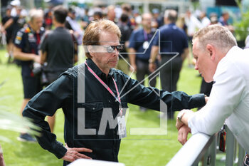 2023-05-07 - Jerry Bruckheimer, Television and film producer, during the Formula 1 Crypto.com Miami Grand Prix 2023, 5th round of the 2023 Formula One World Championship from May 05 to 07, 2023 on the Miami International Autodrome, in Miami Gardens, Florida, United States of America - F1 - MIAMI GRAND PRIX 2023 - RACE - FORMULA 1 - MOTORS