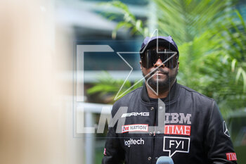2023-05-07 - Singer Will.i.am aka William James Adams Jr, will i am, portrait during the Formula 1 Crypto.com Miami Grand Prix 2023, 5th round of the 2023 Formula One World Championship from May 05 to 07, 2023 on the Miami International Autodrome, in Miami Gardens, Florida, United States of America - F1 - MIAMI GRAND PRIX 2023 - RACE - FORMULA 1 - MOTORS