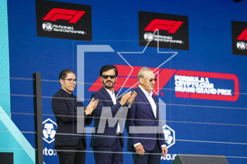 2023-05-07 - BEN SULAYEM Mohammed (uae), President of the FIA, portrait on the podium during the Formula 1 Crypto.com Miami Grand Prix 2023, 5th round of the 2023 Formula One World Championship from May 05 to 07, 2023 on the Miami International Autodrome, in Miami Gardens, Florida, United States of America - F1 - MIAMI GRAND PRIX 2023 - RACE - FORMULA 1 - MOTORS