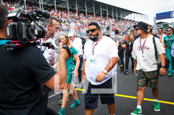 2023-05-07 - DJ Khaled, aka Khaled Mohamed Khaled on the starting grid during the Formula 1 Crypto.com Miami Grand Prix 2023, 5th round of the 2023 Formula One World Championship from May 05 to 07, 2023 on the Miami International Autodrome, in Miami Gardens, Florida, United States of America - F1 - MIAMI GRAND PRIX 2023 - RACE - FORMULA 1 - MOTORS