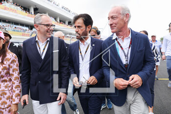 2023-05-07 - BEN SULAYEM Mohammed (uae), President of the FIA, DOMENICALI Stefano (ita), Chairman and CEO Formula One Group FOG, MAFFEI Gregory, President & Chief Executive Officer of Liberty Media, portrait during the Formula 1 Crypto.com Miami Grand Prix 2023, 5th round of the 2023 Formula One World Championship from May 05 to 07, 2023 on the Miami International Autodrome, in Miami Gardens, Florida, United States of America - F1 - MIAMI GRAND PRIX 2023 - RACE - FORMULA 1 - MOTORS