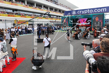 2023-05-07 - starting grid, grille de depart, presentation during the Formula 1 Crypto.com Miami Grand Prix 2023, 5th round of the 2023 Formula One World Championship from May 05 to 07, 2023 on the Miami International Autodrome, in Miami Gardens, Florida, United States of America - F1 - MIAMI GRAND PRIX 2023 - RACE - FORMULA 1 - MOTORS