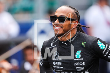 2023-05-07 - HAMILTON Lewis (gbr), Mercedes AMG F1 Team W14, portrait during the Formula 1 Crypto.com Miami Grand Prix 2023, 5th round of the 2023 Formula One World Championship from May 05 to 07, 2023 on the Miami International Autodrome, in Miami Gardens, Florida, United States of America - F1 - MIAMI GRAND PRIX 2023 - RACE - FORMULA 1 - MOTORS