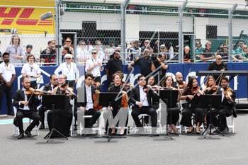 2023-05-07 - music orchestra on the starting grid, grille de depart, during the Formula 1 Crypto.com Miami Grand Prix 2023, 5th round of the 2023 Formula One World Championship from May 05 to 07, 2023 on the Miami International Autodrome, in Miami Gardens, Florida, United States of America - F1 - MIAMI GRAND PRIX 2023 - RACE - FORMULA 1 - MOTORS