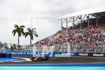 2023-05-07 - 01 VERSTAPPEN Max (nld), Red Bull Racing RB19, action during the Formula 1 Crypto.com Miami Grand Prix 2023, 5th round of the 2023 Formula One World Championship from May 05 to 07, 2023 on the Miami International Autodrome, in Miami Gardens, Florida, United States of America - F1 - MIAMI GRAND PRIX 2023 - RACE - FORMULA 1 - MOTORS