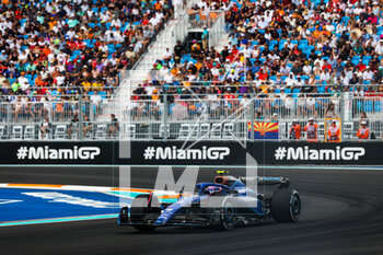 2023-05-07 - 02 SARGEANT Logan (usa), Williams Racing FW45, action during the Formula 1 Crypto.com Miami Grand Prix 2023, 5th round of the 2023 Formula One World Championship from May 05 to 07, 2023 on the Miami International Autodrome, in Miami Gardens, Florida, United States of America - F1 - MIAMI GRAND PRIX 2023 - RACE - FORMULA 1 - MOTORS