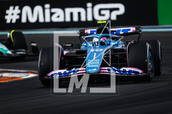 2023-05-07 - 10 GASLY Pierre (fra), Alpine F1 Team A523, action during the Formula 1 Crypto.com Miami Grand Prix 2023, 5th round of the 2023 Formula One World Championship from May 05 to 07, 2023 on the Miami International Autodrome, in Miami Gardens, Florida, United States of America - F1 - MIAMI GRAND PRIX 2023 - RACE - FORMULA 1 - MOTORS