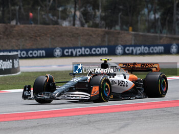2023-06-02 - Lando Norris\ during free tests 1 of Catalunya Grand Prix F1 at Circuit of Catalunya Barcelona on june  02, 2023 - FORMULA 1 AWS GRAN PREMIO DE ESPAÑA 2023 - PRACTICE 1 AND 2 - FORMULA 1 - MOTORS