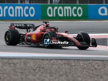 2023-06-03 - Charles Leclerc during free practice 3 of Catalunya Grand Prix F1 at Circuit of Catalunya Barcelona on june  03, 2023 - FORMULA 1 AWS GRAN PREMIO DE ESPAÑA 2023 - PRACTICE 3 AND QUALIFYING - FORMULA 1 - MOTORS
