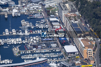 2023-05-24 - Illustration Monaco, F1 Paddock during the Formula 1 Grand Prix de Monaco 2023, 6th round of the 2023 Formula One World Championship from May 26 to 28, 2023 on the Circuit de Monaco, in Monaco - F1 - MONACO GRAND PRIX 2023 - FORMULA 1 - MOTORS