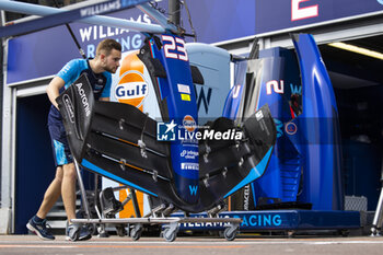 2023-05-25 - Williams Racing FW45, mechanical detail, front wing during the Formula 1 Grand Prix de Monaco 2023, 6th round of the 2023 Formula One World Championship from May 26 to 28, 2023 on the Circuit de Monaco, in Monaco - F1 - MONACO GRAND PRIX 2023 - FORMULA 1 - MOTORS