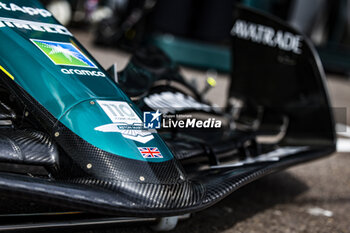 2023-05-25 - Aston Martin F1 Team AMR23, mechanical detail, front wing during the Formula 1 Grand Prix de Monaco 2023, 6th round of the 2023 Formula One World Championship from May 26 to 28, 2023 on the Circuit de Monaco, in Monaco - F1 - MONACO GRAND PRIX 2023 - FORMULA 1 - MOTORS