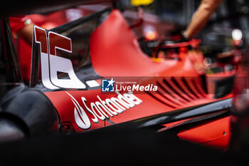 2023-05-25 - 16 LECLERC Charles (mco), Scuderia Ferrari SF-23, details during the Formula 1 Grand Prix de Monaco 2023, 6th round of the 2023 Formula One World Championship from May 26 to 28, 2023 on the Circuit de Monaco, in Monaco - F1 - MONACO GRAND PRIX 2023 - FORMULA 1 - MOTORS
